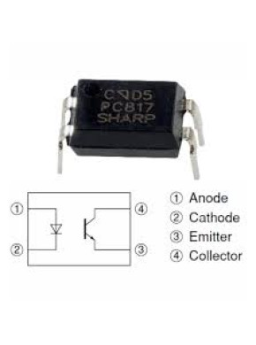 Оптопара транзисторная, PC817